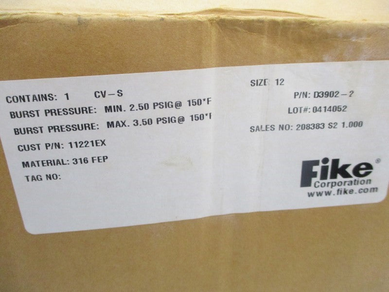 FIKE D3902-2 3.50PSI NSMP