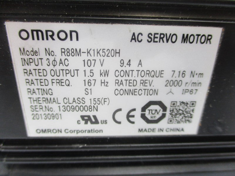 OMRON R88-K1K520H 10V 9.4A NSNP