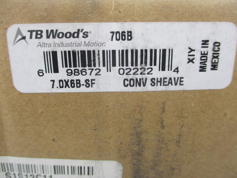 TB WOODS 706B 7.0X6B-SF NSFS
