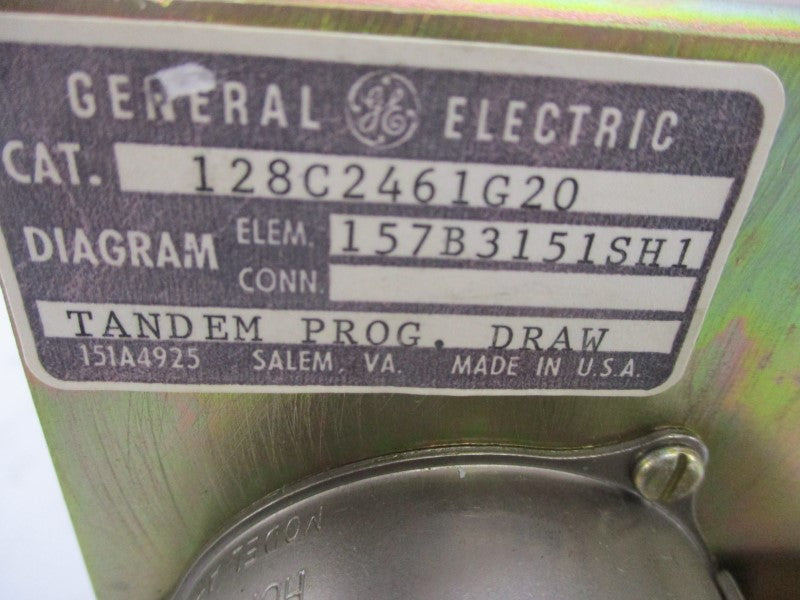 GENERAL ELECTRIC 128C2461G20 UNMP
