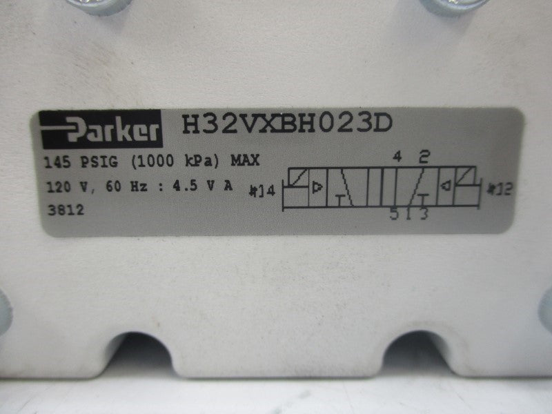 PARKER H32VXBH023D 120V 145PSI NSNP