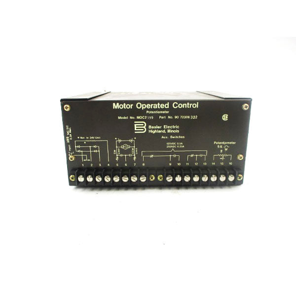 BASLER ELECTRIC MOC2199 9072300-322 125/250VDC .5A/.25A NSNP