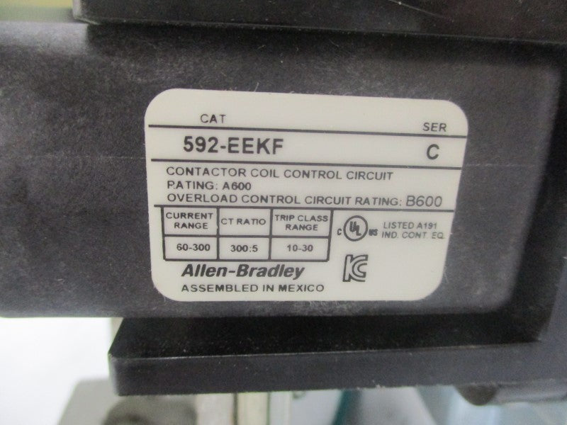 ALLEN BRADLEY 193-NREEKZ SER. C 60-300A (AS PICTURED) UNMP