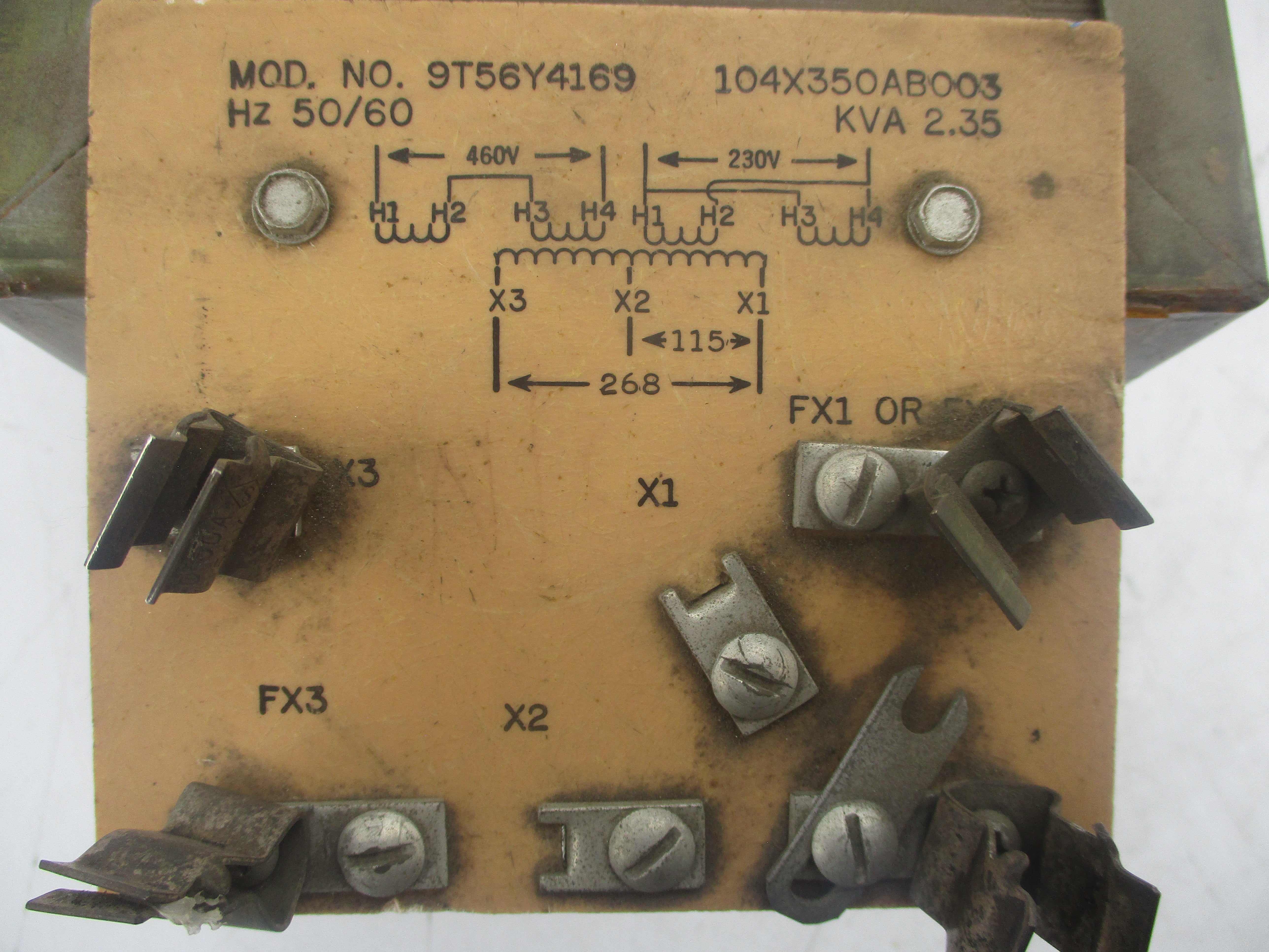 GENERAL ELECTRIC 9T56Y4169 104X350AB003 460V (AS IS) UNMP
