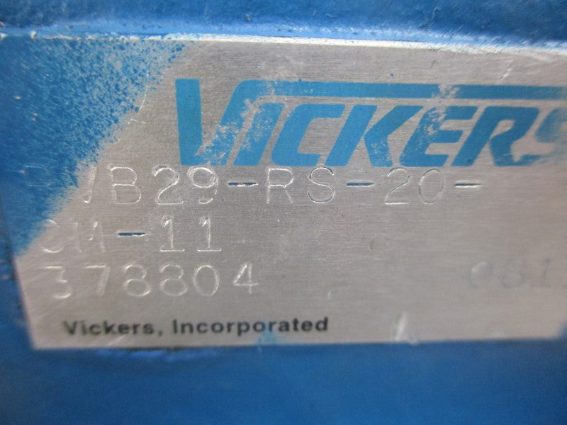 VICKERS PVB29-RS-20-CM-11 378804 NSNP