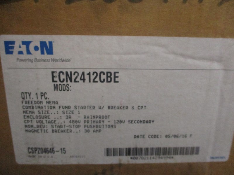 EATON ECN2412CBE 480V 30A NSMP