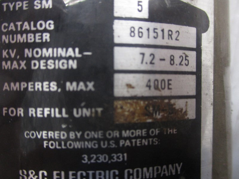 S & C 86151R2 400A UNMP