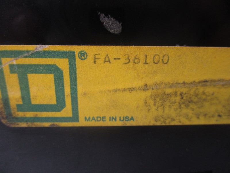 SQUARE D FA-36100 600VAC 100A UNMP
