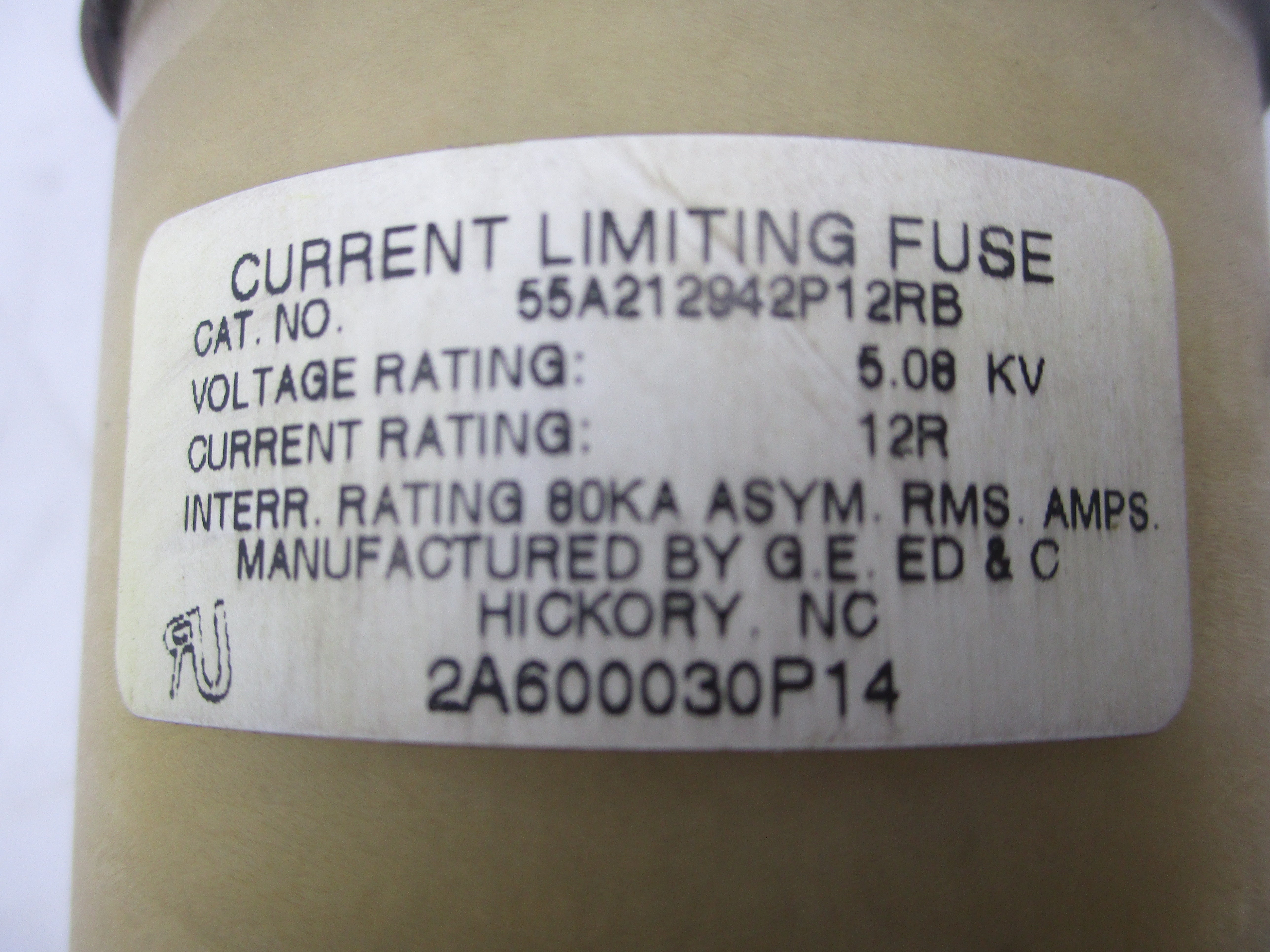 GENERAL ELECTRIC 55A212942P12RB 5.08KV 12R NSNP