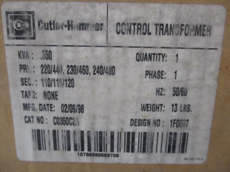 CUTLER HAMMER C0350C2A 240/480V NSMP