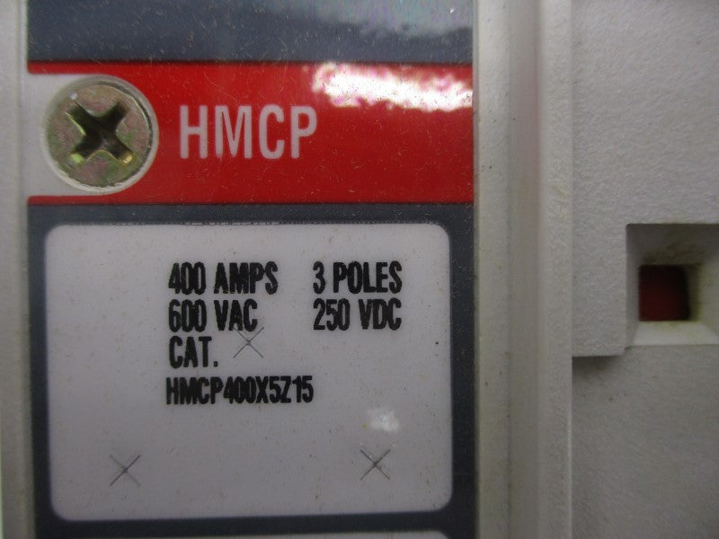 CUTLER HAMMER HMCP400X5Z15 SER. C 600VAC 400A NSMP