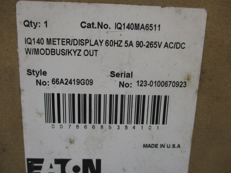 EATON IQ140MA6511 90-265VAC/DC 5A NSMP