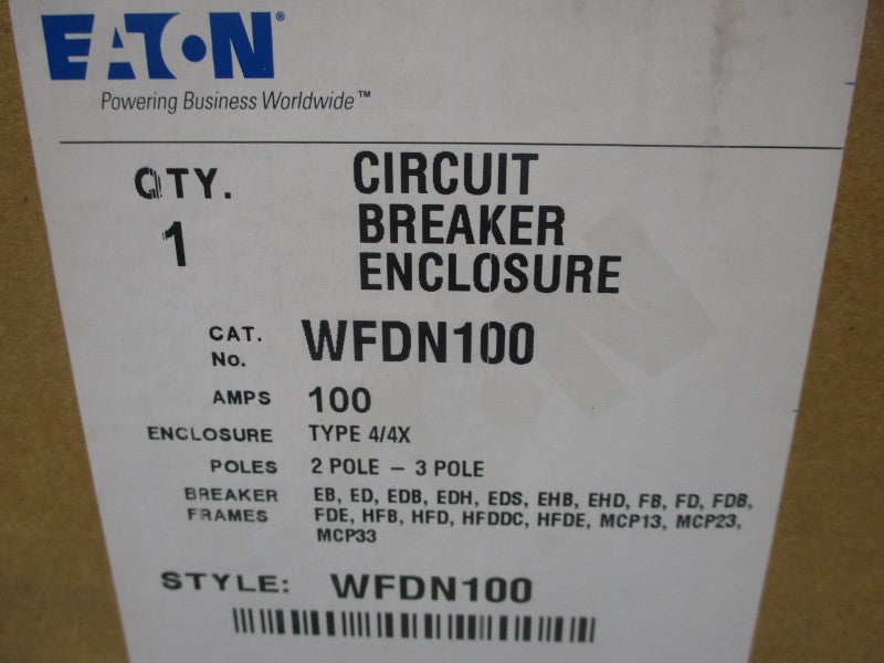 EATON WFDN100 600VAC 100A NSMP