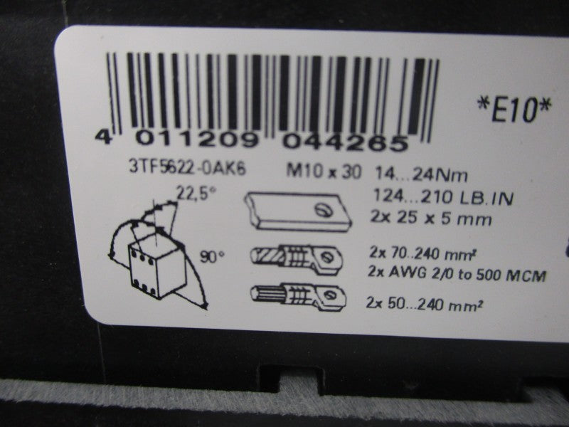 SIEMENS 3TF5622-0AK6 110/120V NSMP