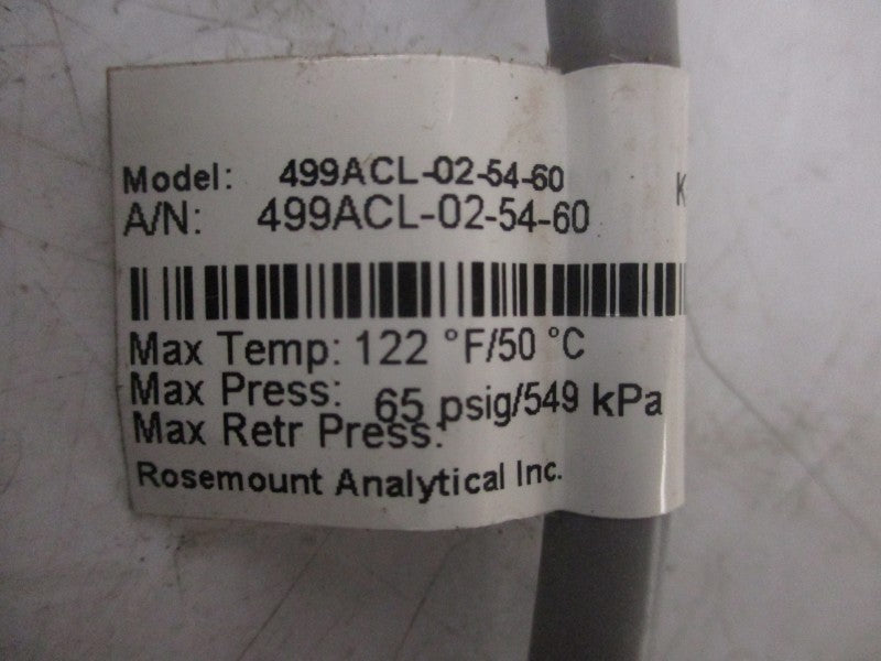 ROSEMOUNT 499ACL-02-54-60 65PSI NSMP