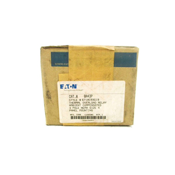EATON BA43P 6710C93G19 NSFS