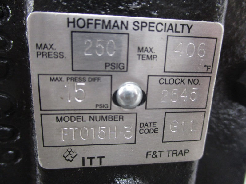 ITT FT015H-3 250PSI NSNP