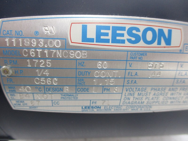 LEESON 111893.00 C6T17NC90B 575V .44A NSMP