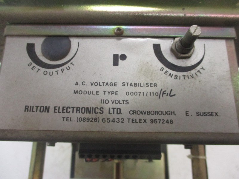 RILTON ELECTRONICS 0071/110 110V UNMP