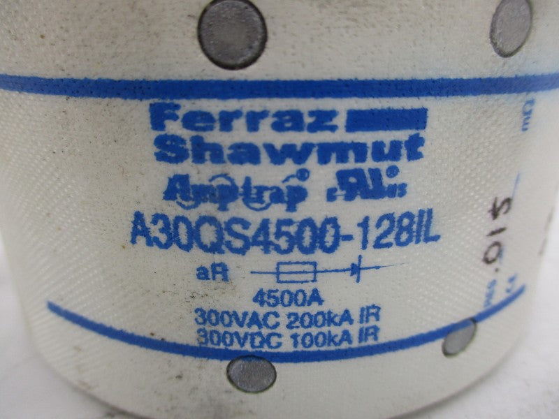 FERRAZ SHAWMUT A30QS4500-128IL 300VAC/DC 4500A (BR/WH) NSMP