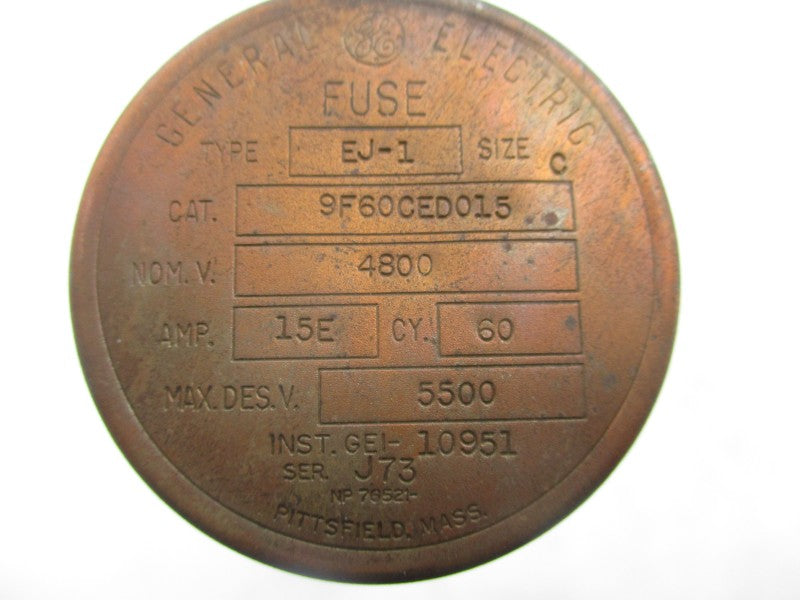 GENERAL ELECTRIC 9F60CED015 4800V 15A NSMP