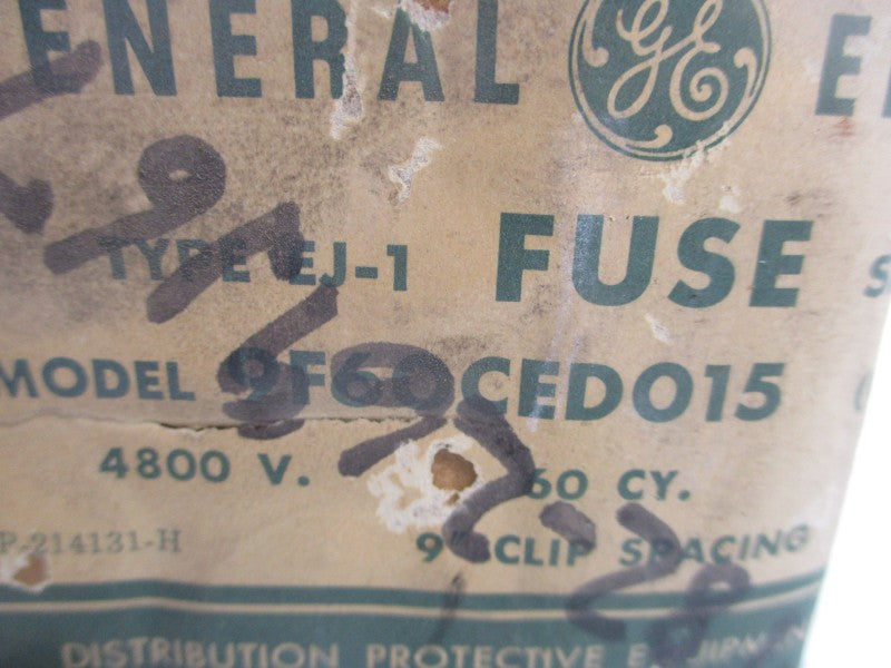GENERAL ELECTRIC 9F60CED015 4800V 15A NSMP
