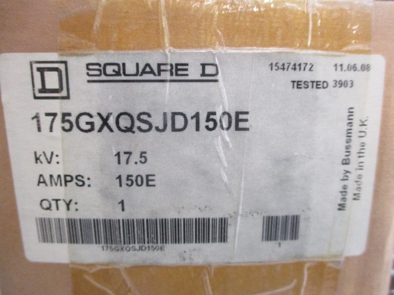 SQUARE D 175GXQSJD150E 17.5KV 150A NSMP