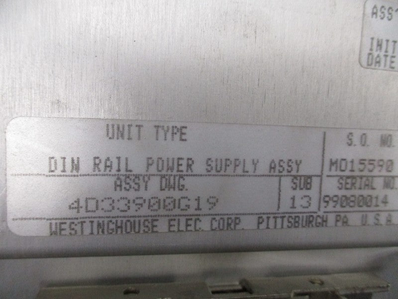 WESTINGHOUSE 4D33900G19 85-264VAC 8A NSNP