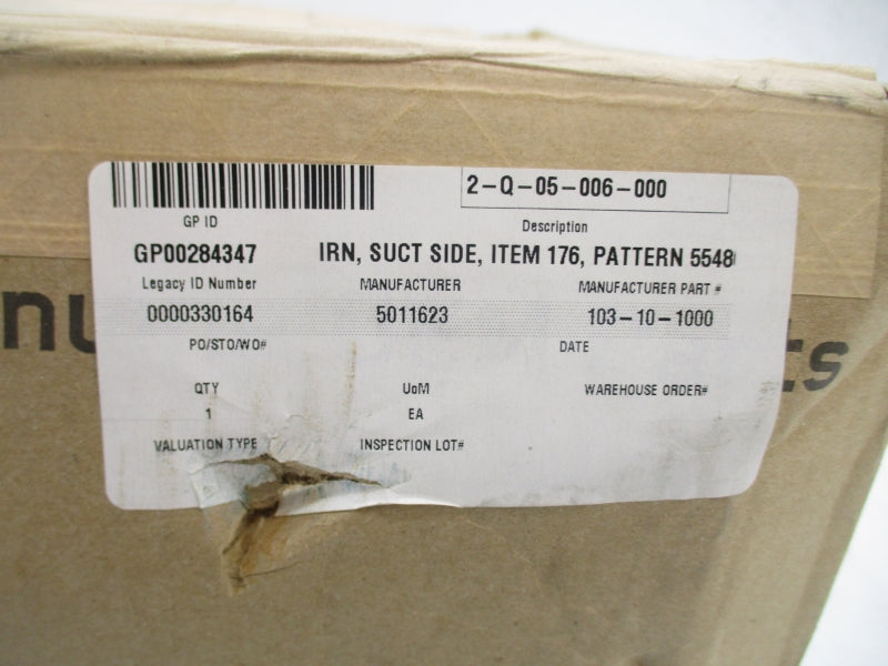 GOULDS PUMPS 103-10-1000 5011623 NSFS
