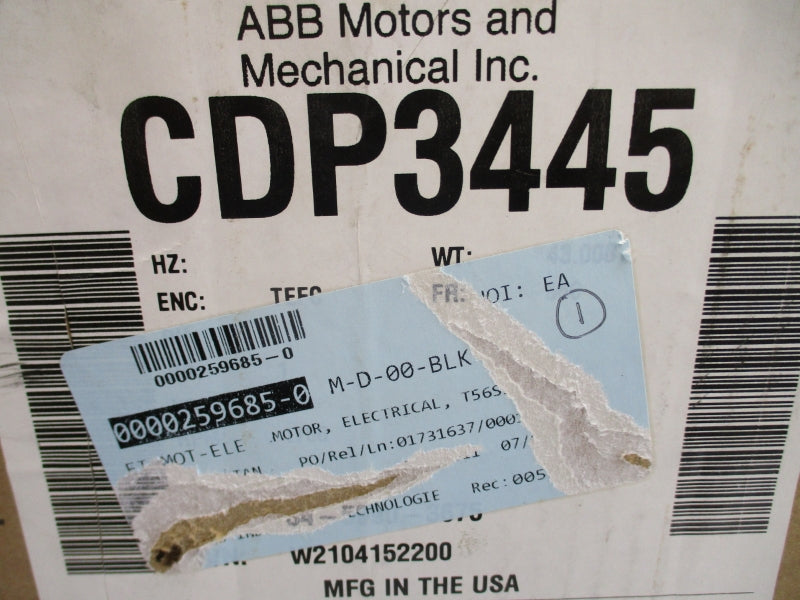 BALDOR CDP3445 34-5990-3675 90V 10A NSMP