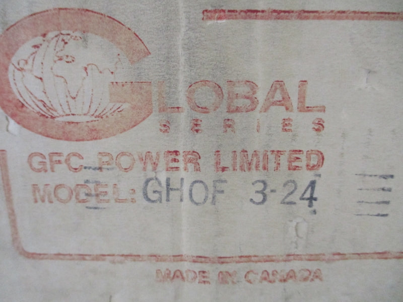 GLOBAL GHOF3-24 240V 4.8A REV. A NSMP