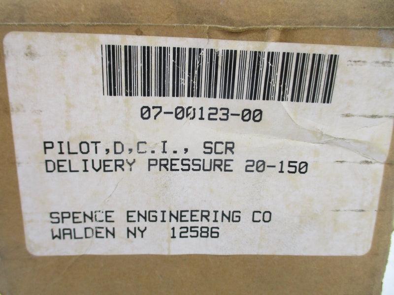 SPENCE ENGINEERING 07-00123-00 NSFS