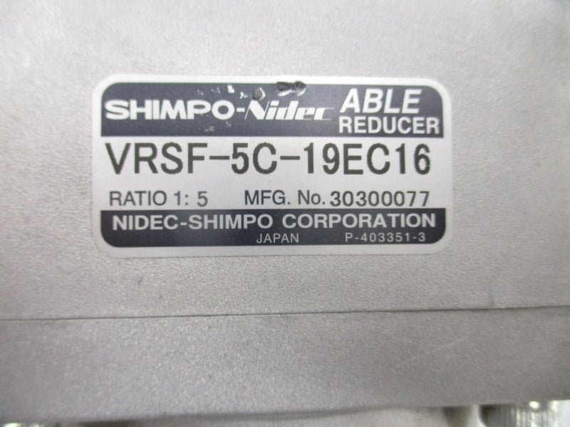 SHIMPO VRSF-5C-19EC16 W/HF-JP534 NSNP