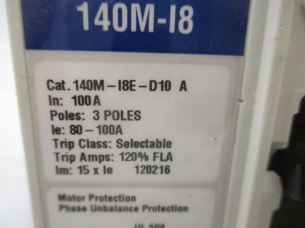 ALLEN BRADLEY 140M-I8E-D10 SER. A 100A NSMP