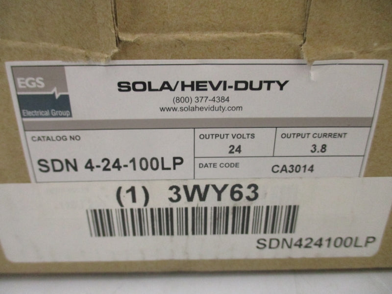 SOLA SDN4-24-100LP 115/230VAC 2.1/1A NSMP