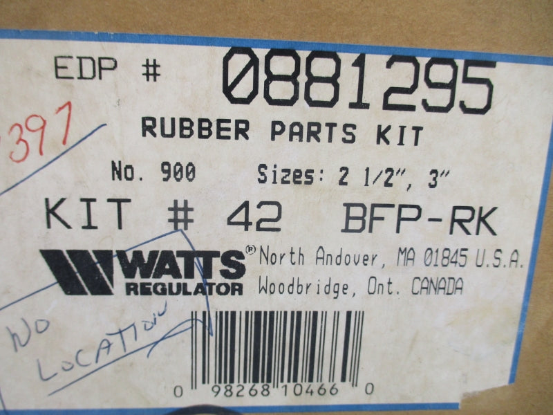WATTS 42BFP-RK 2-1/2"/3" NSMP
