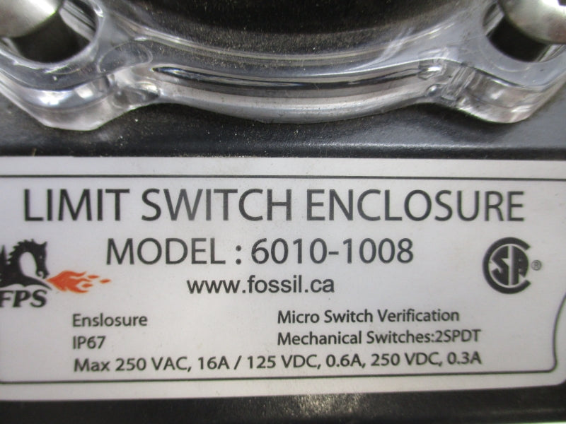 FOSSIL 6010-1008 9650-0260-2207-1111-0015 1-1/2" 120VAC NSNP