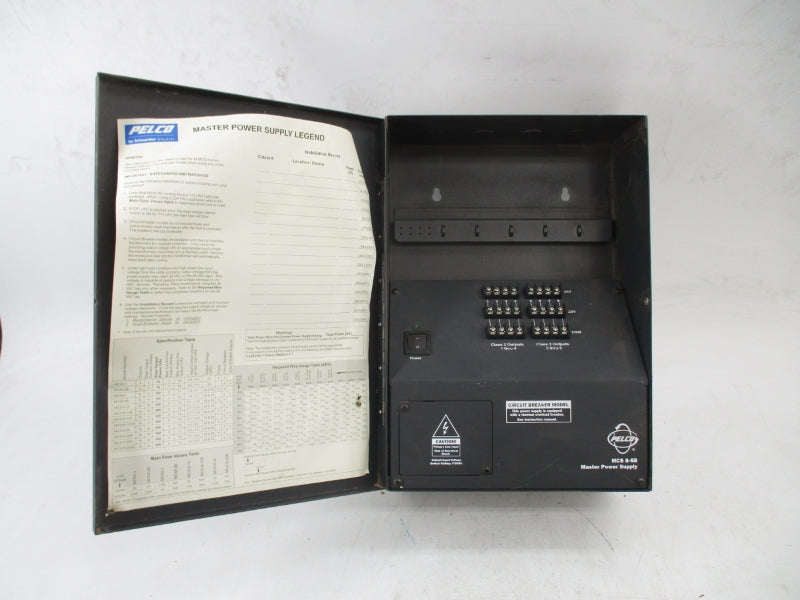 PELCO MCS8-5B 120/240VAC REV. A2 NSMP