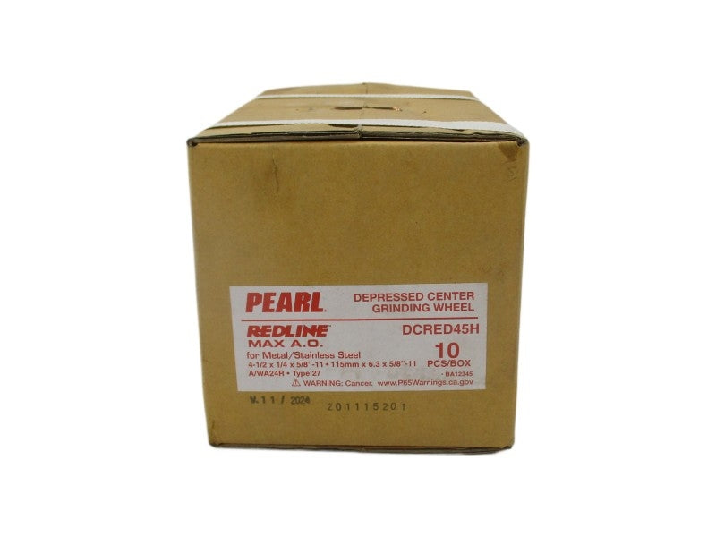PEARL DCRED45H (PKG OF 10) 4-1/2X1/4X5/8"-11 NSFS