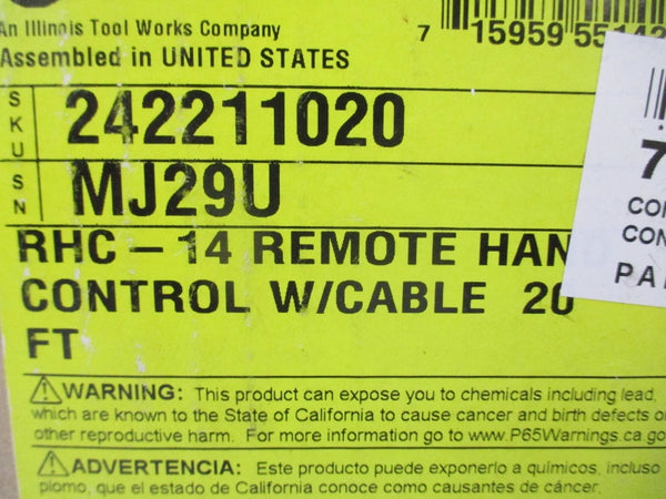 MILLER RHC-14 20' NSMP