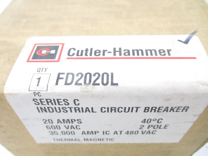 CUTLER HAMMER FD2020L SER. C 600VAC 20A NSMP