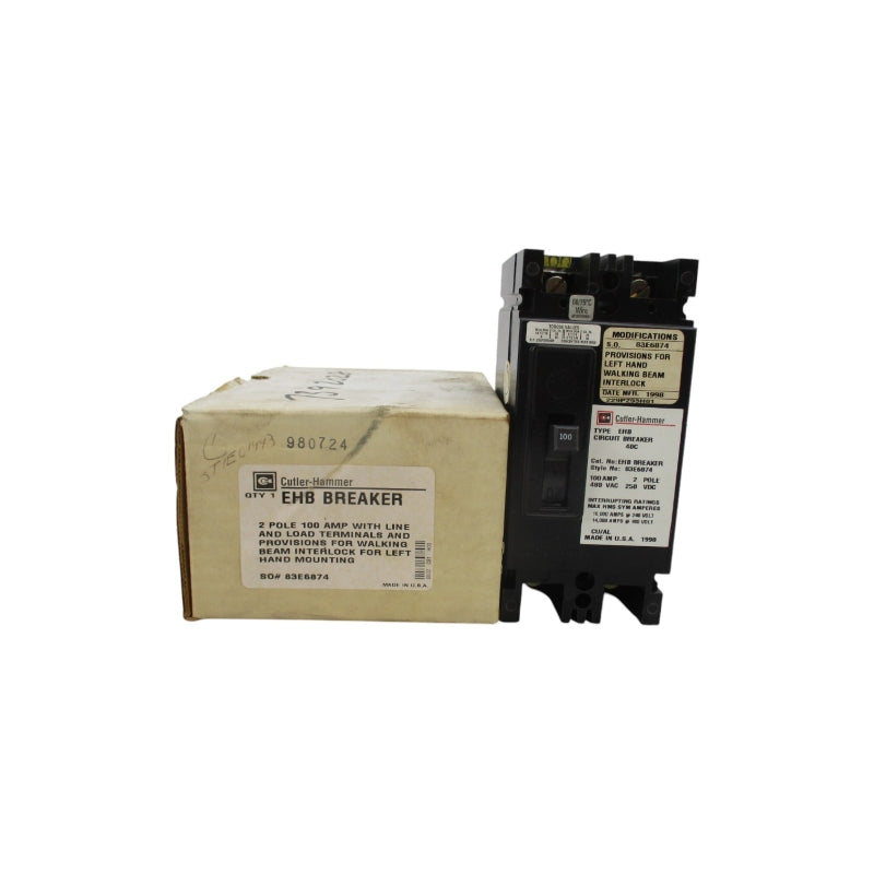 CUTLER HAMMER EHB2100 229P293H01 480VAC 100A NSMP
