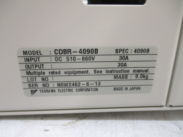 YASKAWA CDBR-4090B 510-660VDC 30A NSMP