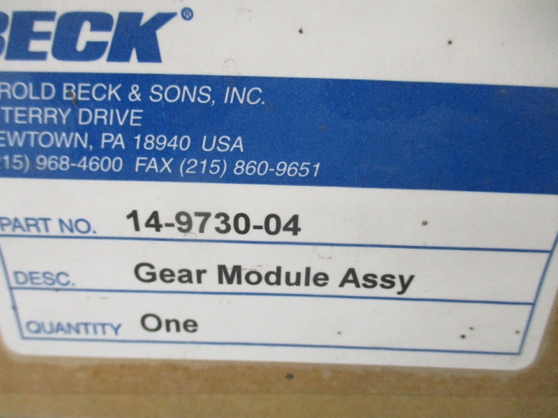 BECK 14-9730-04 NSMP