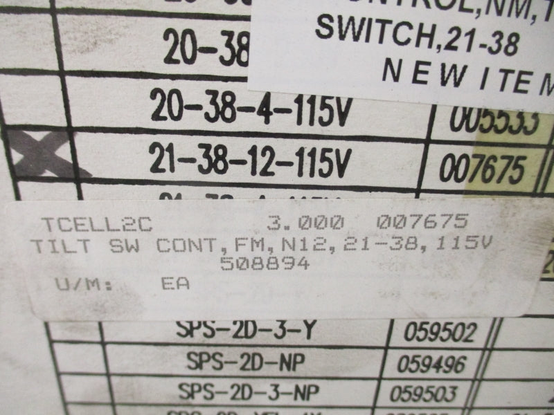 THERMO SCIENTIFIC 21-38-12-115V 115V NSMP