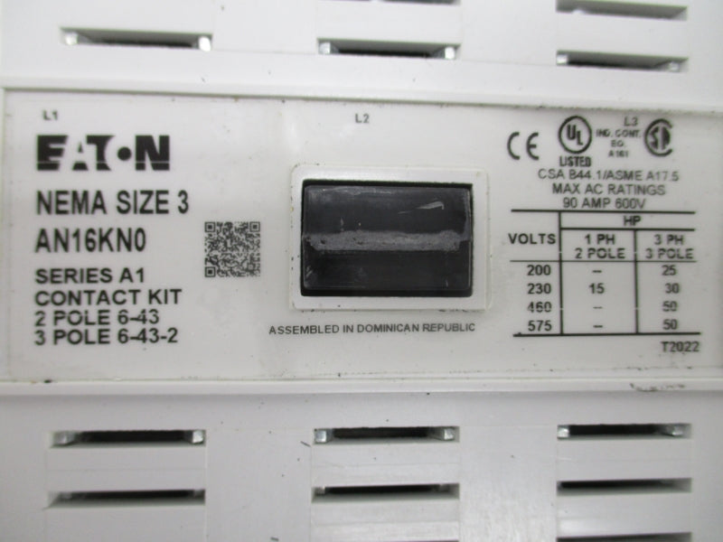 EATON AN16KN0AB SER. A1 110/120V 90A NSNP