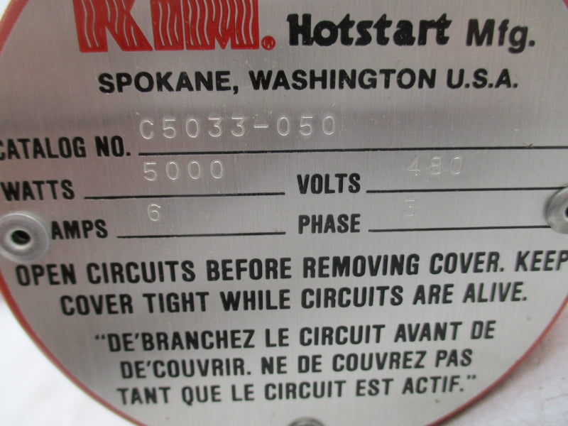 KIM HOTSTART C5033-050 480V 6A NSNP