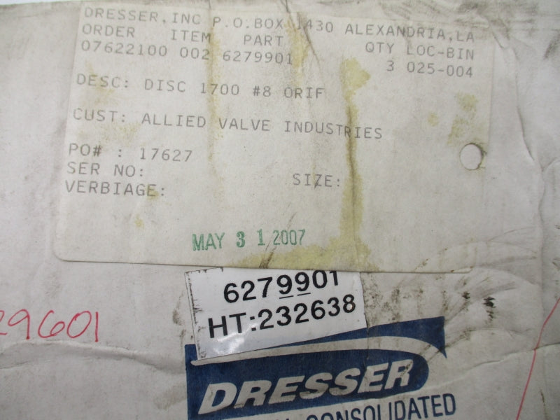 DRESSER 6279901 NSMP