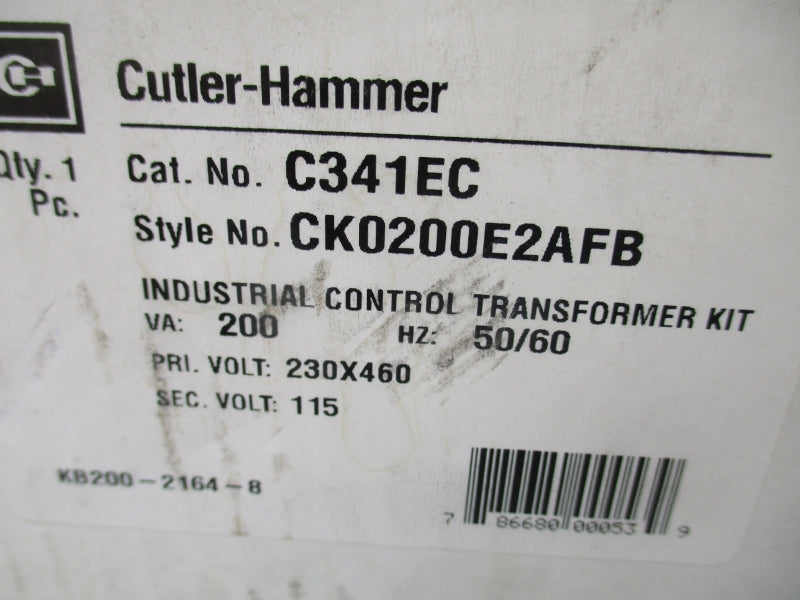 CUTLER HAMMER C341EC CK0200E2AFB 230/460V NSMP