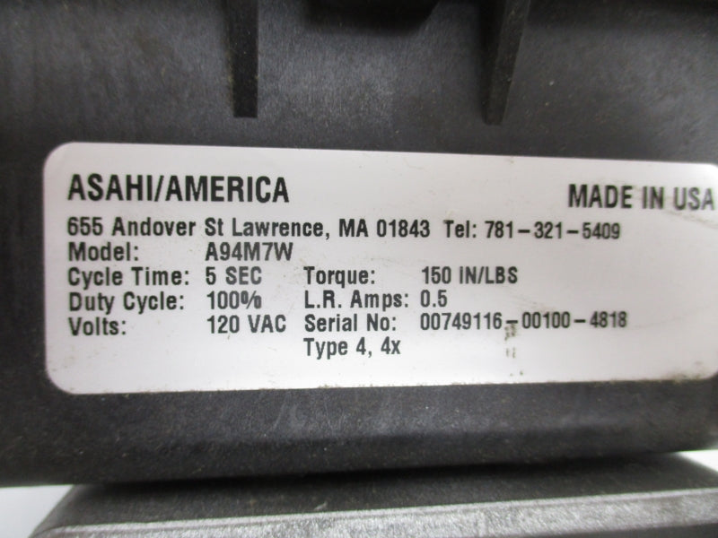 ASAHI A94M7W 120VAC 0.5A NSNP
